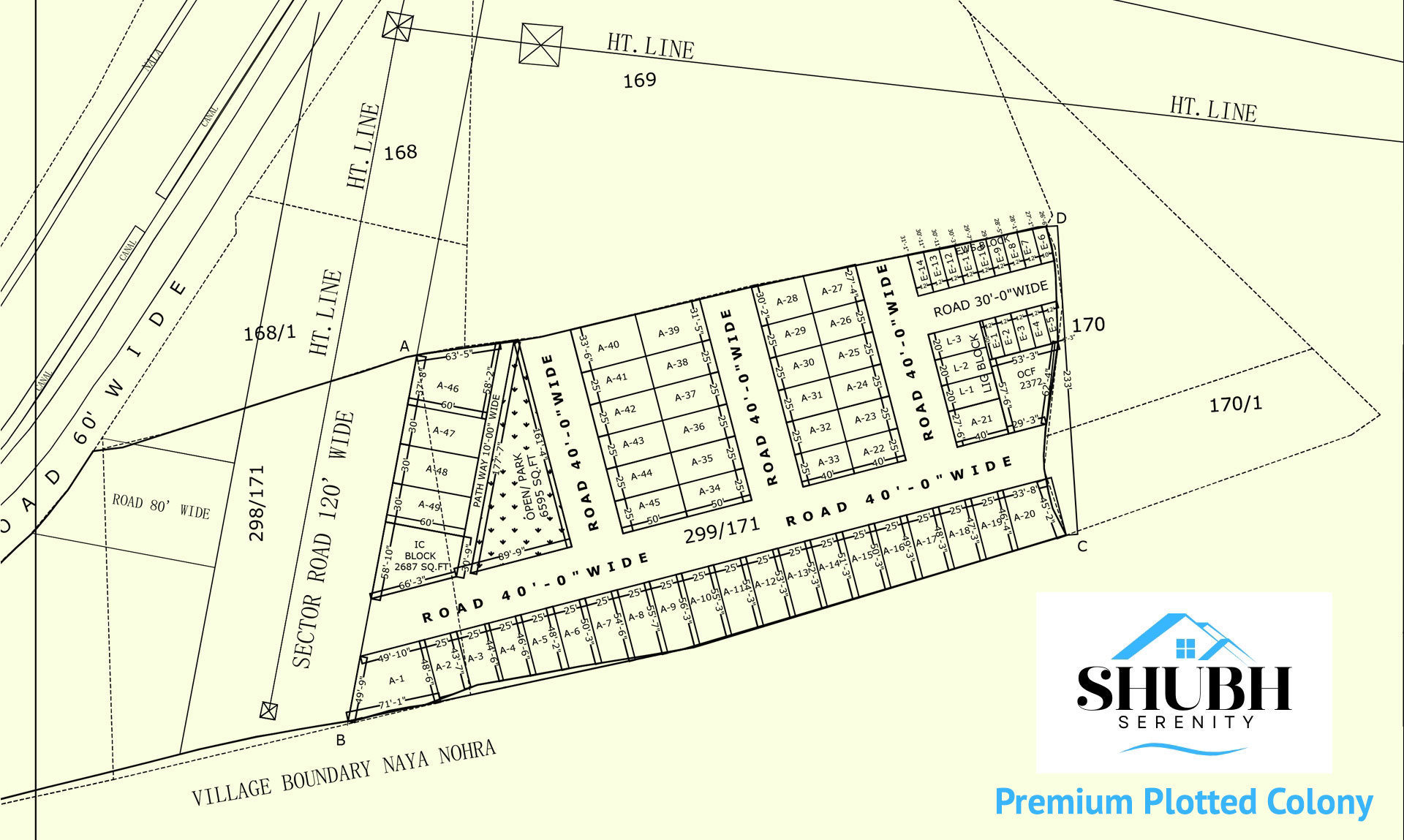 Shubh Serenity Layout Plan